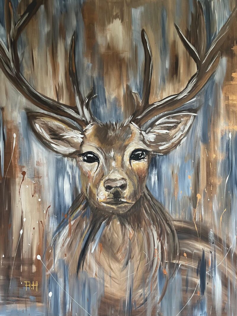 Hirsch Wächter des Waldes