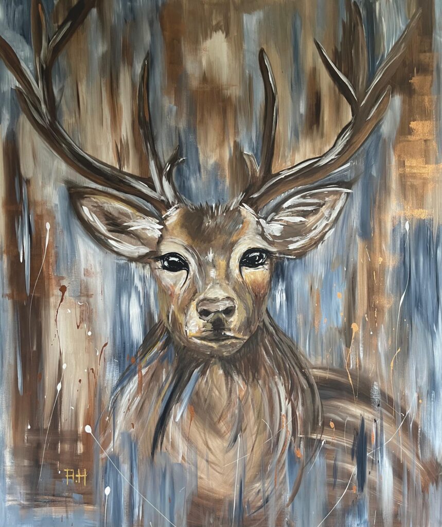 Hirsch Wächter des Waldes
