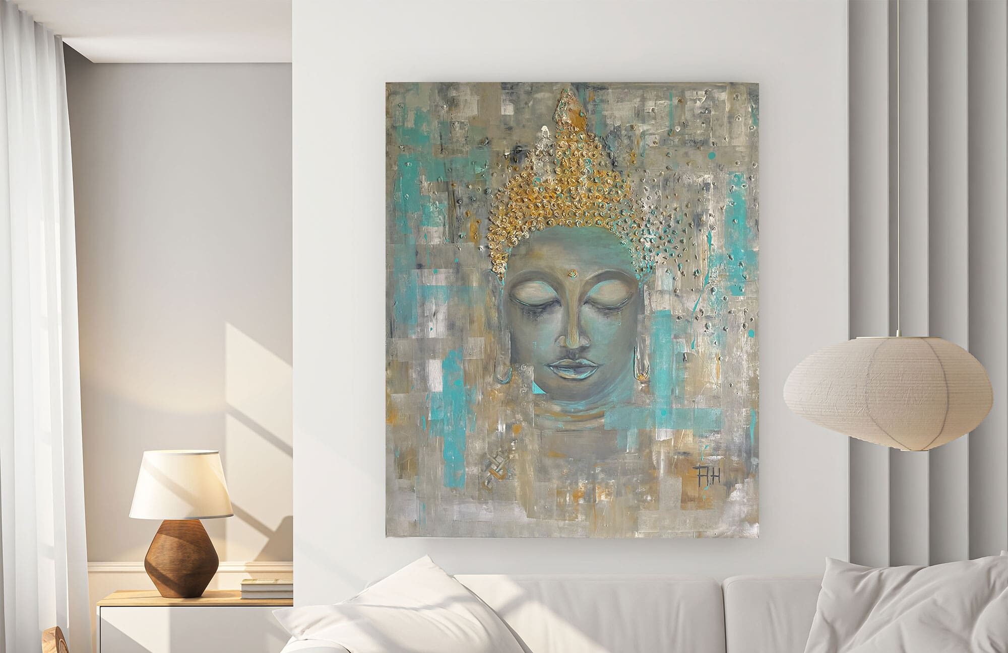 Buddha im Wohnzimmer